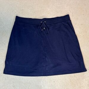 Croft & Barrow Women's Navy Blue Skort Shorts Skirt Size Large L AB 519